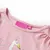 Produktbild 3 för Kid's T-shirt med långa ärmar svanmotiv ljusrosa 104