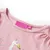 Produktbild 3 för Kid's T-shirt med långa ärmar svanmotiv ljusrosa 128