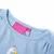 Produktbild 3 för Kid's T-shirt med långa ärmar svanmotiv ljusblå 92