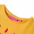 Produktbild 3 för T-shirt med långa ärmar för barn text 3D-design mörk ockra 116