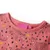 Produktbild 6 för Pyjamas med långa ärmar för barn leopardmotiv gammelrosa 92