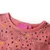 Produktbild 6 för Pyjamas med långa ärmar för barn leopardmotiv gammelrosa 128