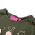 Produktbild 3 för T-shirt med långa ärmar för barn djurtryck khaki 140