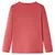 Produktbild 2 för T-shirt med långa ärmar för barn djurmotiv ljus rosa 92