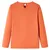 Produktbild 2 för T-shirt med långa ärmar för barn stark orange 92