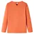 Produktbild 2 för T-shirt med långa ärmar för barn björnmotiv ljus orange 104