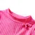 Produktbild 3 för T-shirt med långa ärmar för barn ribbstickad stark rosa 128