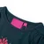 Produktbild 3 för T-shirt med långa ärmar för barn blommotiv mörkgrön 116