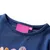 Produktbild 3 för T-shirt med långa ärmar för barn motiv paljett-bokstäver marinblå 128