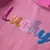 Produktbild 4 för T-shirt med långa ärmar för barn orddesign hallonrosa 92