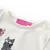 Produktbild 3 för T-shirt med långa ärmar för barn kattmotiv ecru 116