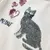 Produktbild 4 för T-shirt med långa ärmar för barn kattmotiv ecru 128