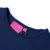 Produktbild 3 för T-shirt med långa ärmar för barn rådjursmotiv marinblå 116