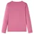 Produktbild 2 för T-shirt med långa ärmar för barn rådjursmotiv hallonrosa 128