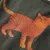 Produktbild 5 för T-shirt med långa ärmar för barn kattmotiv khaki 116