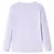 Produktbild 2 för T-shirt med långa ärmar för barn glittertext ljus lila 92