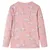 Produktbild 3 för Pyjamas med långa ärmar för barn svanmotiv ljusrosa 140