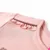 Produktbild 4 för Kid's T-shirt med långa ärmar orddesign stark rosa 104