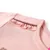 Produktbild 4 för Kid's T-shirt med långa ärmar orddesign stark rosa 116