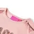 Produktbild 3 för Kid's T-shirt med långa ärmar orddesign stark rosa 128