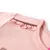 Produktbild 4 för Kid's T-shirt med långa ärmar orddesign stark rosa 128