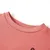 Produktbild 3 för Tröja för barn färgblock kattmotiv rosa 116