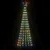 Produktbild 3 för Julgranskon 275 LEDs färgglad 180 cm