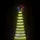 Julgranskon 1544 LEDs färgglad 500 cm