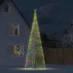 Julgranskon 1544 LEDs färgglad 500 cm