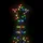Julgransbelysning med markspett 220 LEDs färgglad 180 cm