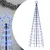 Produktbild 2 för Julgransbelysning med markspett 570 LEDs blå 300 cm