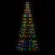 Produktbild 3 för Julbelysning till flaggstång 200 LEDs färgglad 180 cm