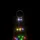Julbelysning till flaggstång 200 LEDs färgglad 180 cm