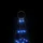 Julbelysning till flaggstång 200 LEDs blå 180 cm