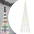 Produktbild 2 för Julbelysning till flaggstång 3000 LEDs färgglad 800 cm