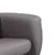 Produktbild 8 för Massagefåtölj med fotpall grå konstläder