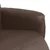 Produktbild 7 för Reclinerfåtölj med fotstöd brun konstläder