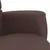 Produktbild 6 för Reclinerfåtölj med fotstöd brun konstläder