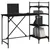 Produktbild 3 för Datorskrivbord med hyllor svart 120x47x109 cm