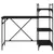 Produktbild 4 för Datorskrivbord med hyllor svart 120x47x109 cm