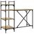 Produktbild 2 för Datorskrivbord med hyllor sonoma-ek 120x47x109 cm