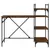 Produktbild 4 för Datorskrivbord med hyllor rökfärgad ek 120x47x109 cm