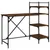 Produktbild 6 för Datorskrivbord med hyllor rökfärgad ek 120x47x109 cm