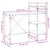 Produktbild 9 för Datorskrivbord med hyllor rökfärgad ek 120x47x109 cm
