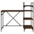 Produktbild 4 för Datorskrivbord med hyllor brun ek 120x47x109 cm