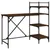 Produktbild 6 för Datorskrivbord med hyllor brun ek 120x47x109 cm