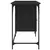 Produktbild 6 för Datorbord svart 131x48x75 cm konstruerat trä