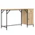 Produktbild 2 för Datorskrivbord sonoma-ek 131x48x75 cm konstruerat trä