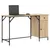 Produktbild 3 för Datorskrivbord sonoma-ek 131x48x75 cm konstruerat trä