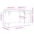 Produktbild 12 för Datorskrivbord sonoma-ek 131x48x75 cm konstruerat trä